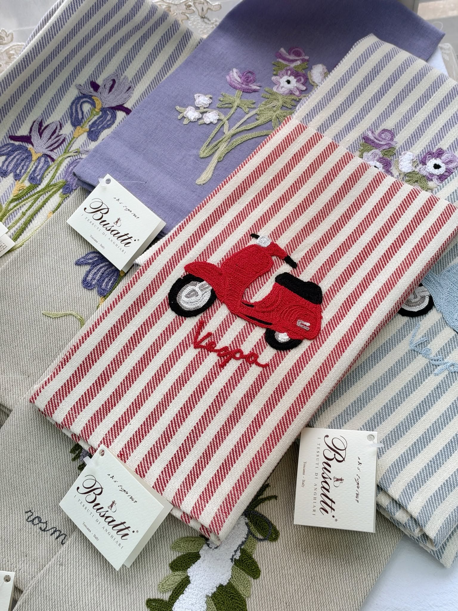Busatti 托斯卡尼|義式刺繡織巾系列7