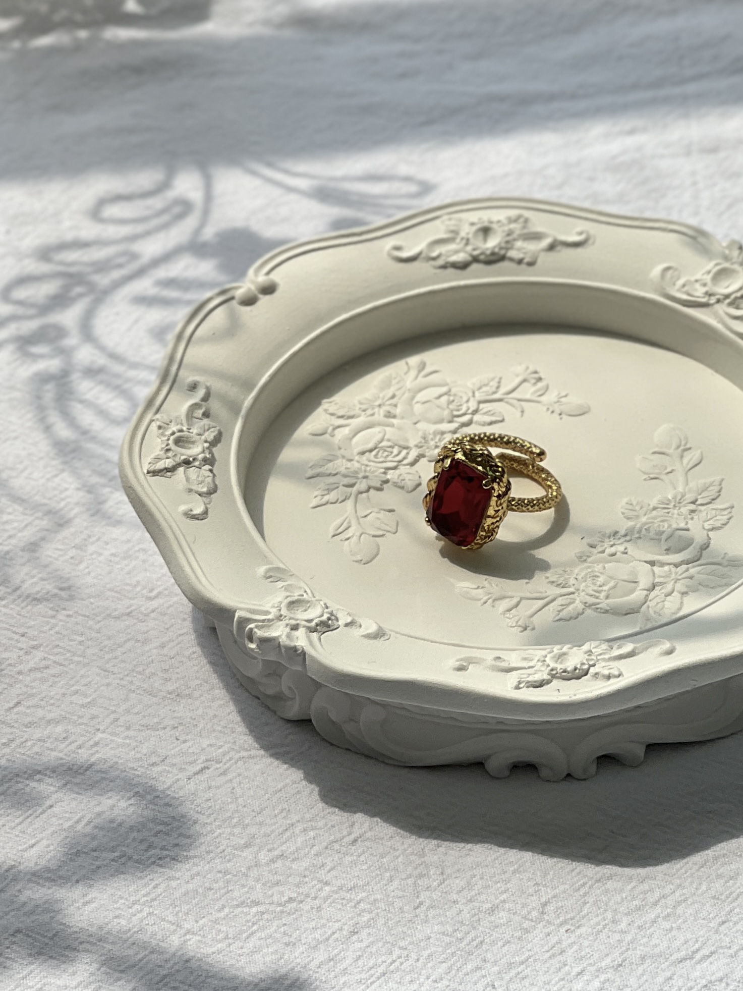 MONNALUNA-Crystal and Spiga Ring5
