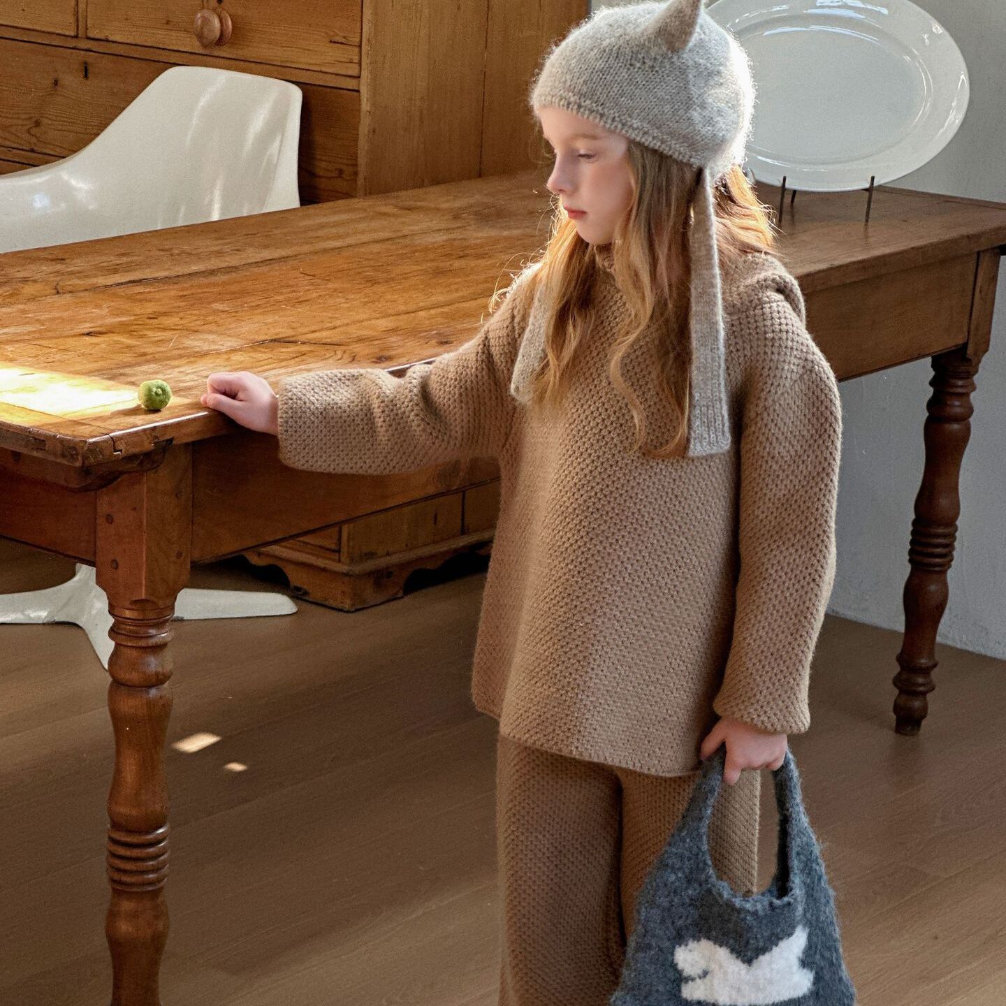 連帽毛衣+長褲套裝