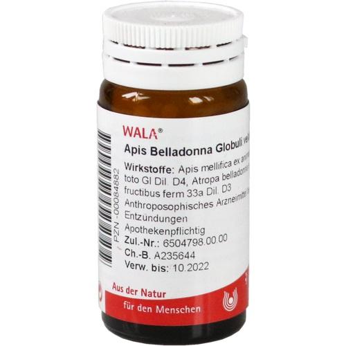 WALA顛茄蜜蜂糖球Apis/Belladonna cum Mercurio, Globuli velati