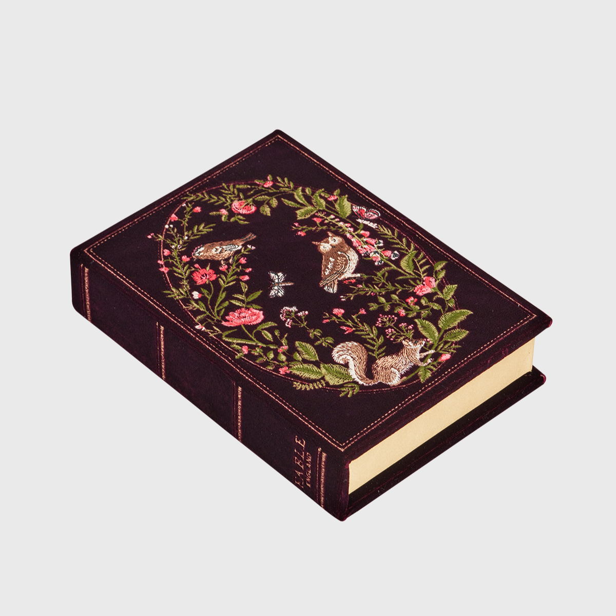 Fable England 書本刺繡飾品盒7