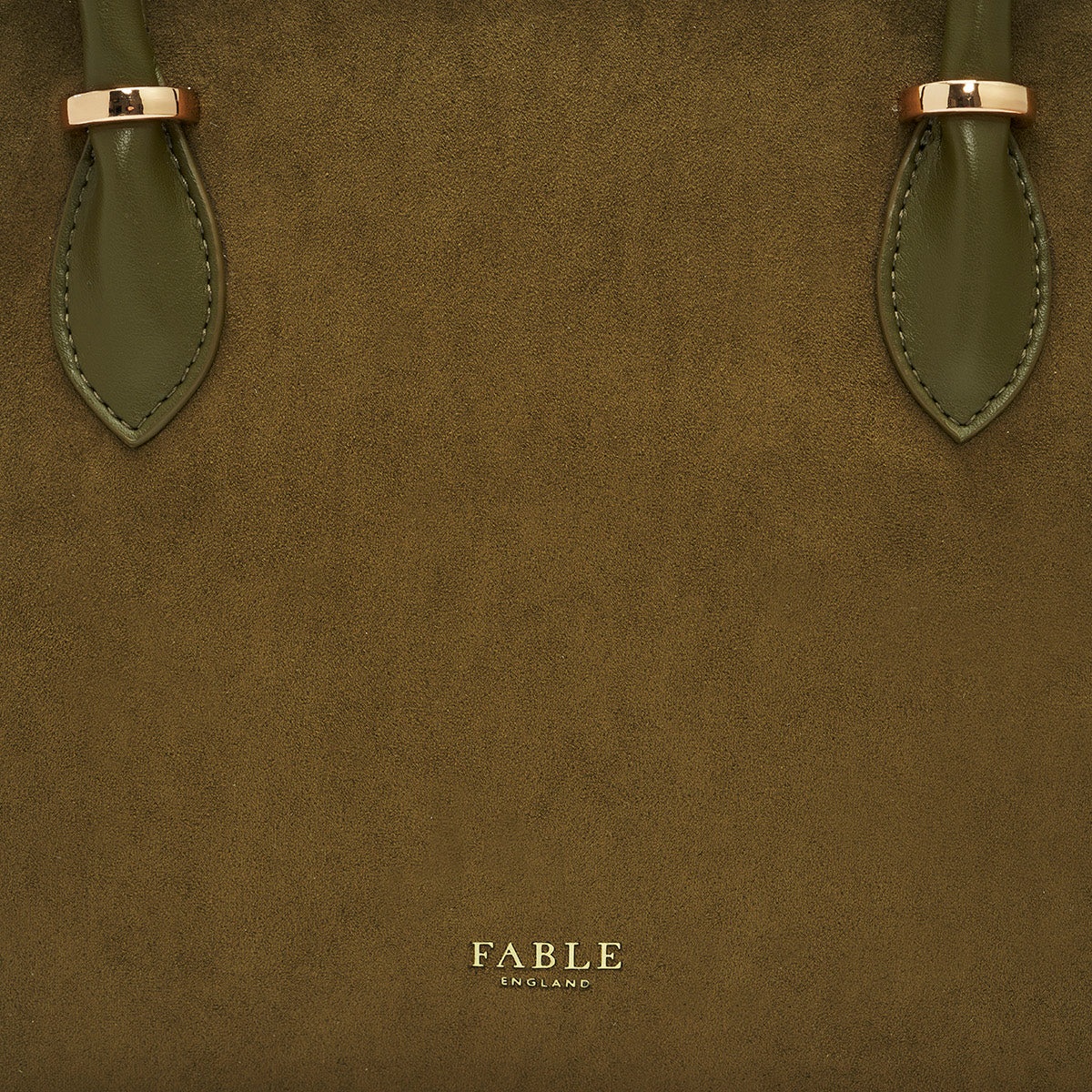 Fable England 橄欖絲巾肩背包9