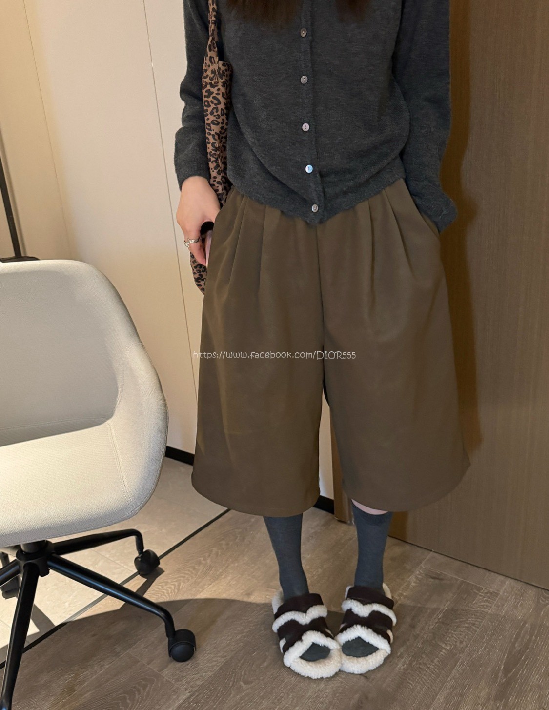 中長版皮褲 中長版皮褲