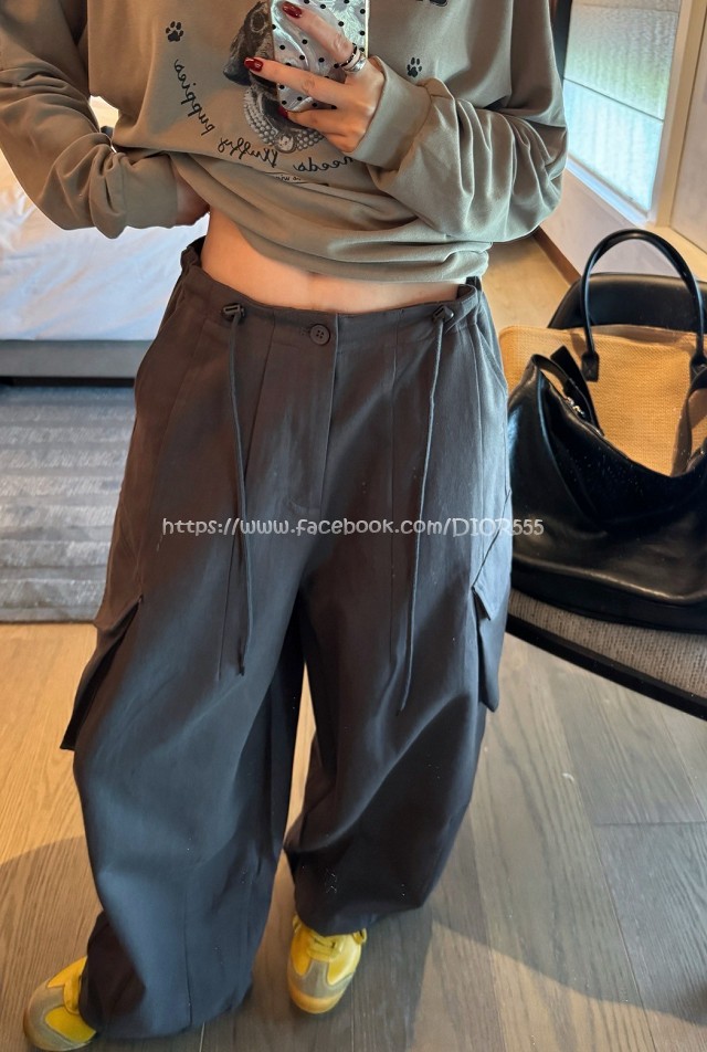 抽繩休閒褲 抽繩休閒褲