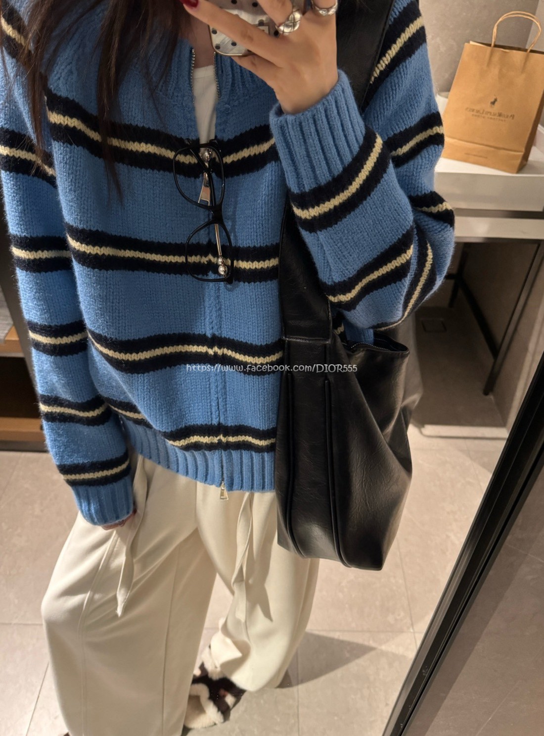 拉鍊條紋外套 拉鍊條紋外套