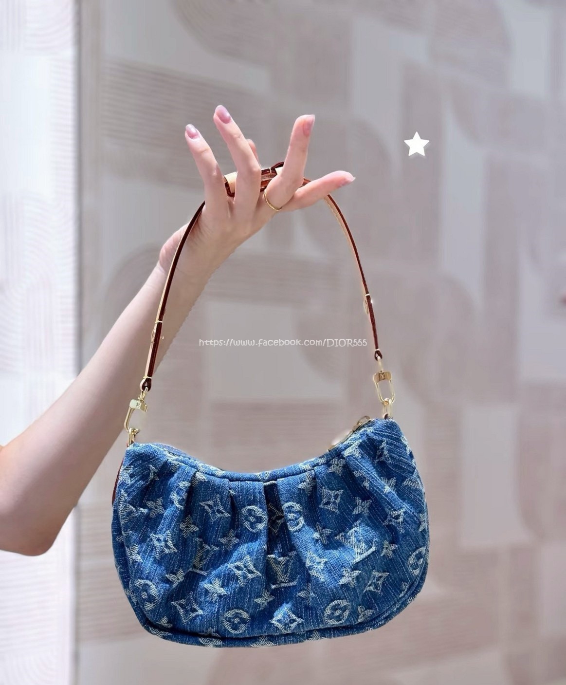 LV丹寧牛仔豌豆包 LV丹寧牛仔豌豆包