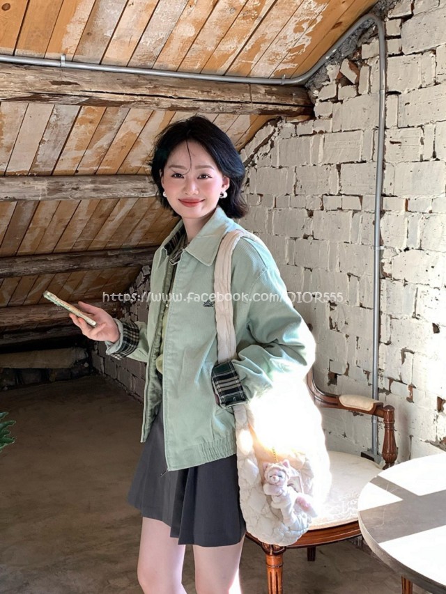 Vivienne薄荷綠格子外套 Vivienne薄荷綠格子外套