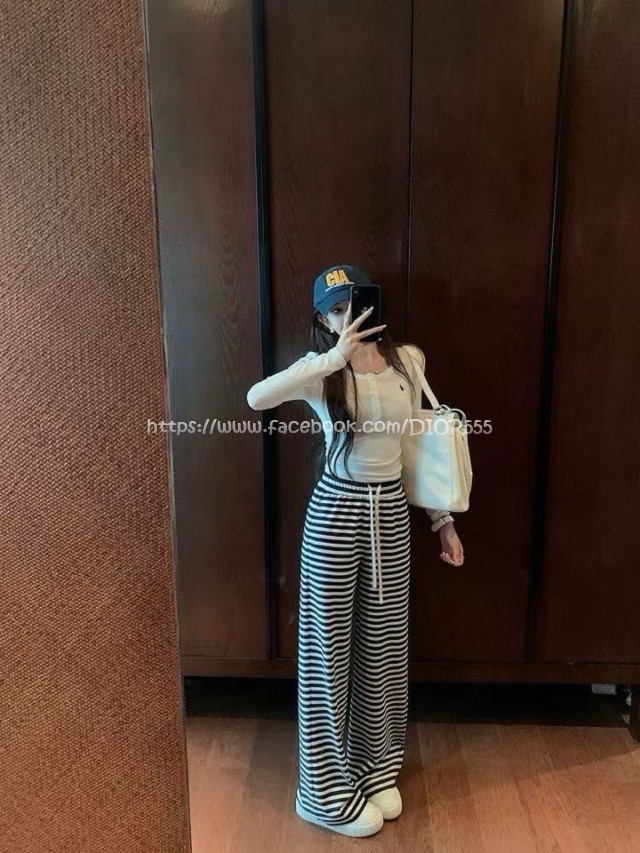 Polo條紋套裝(長袖上衣+休閒褲) Polo條紋套裝(長袖上衣+休閒褲)