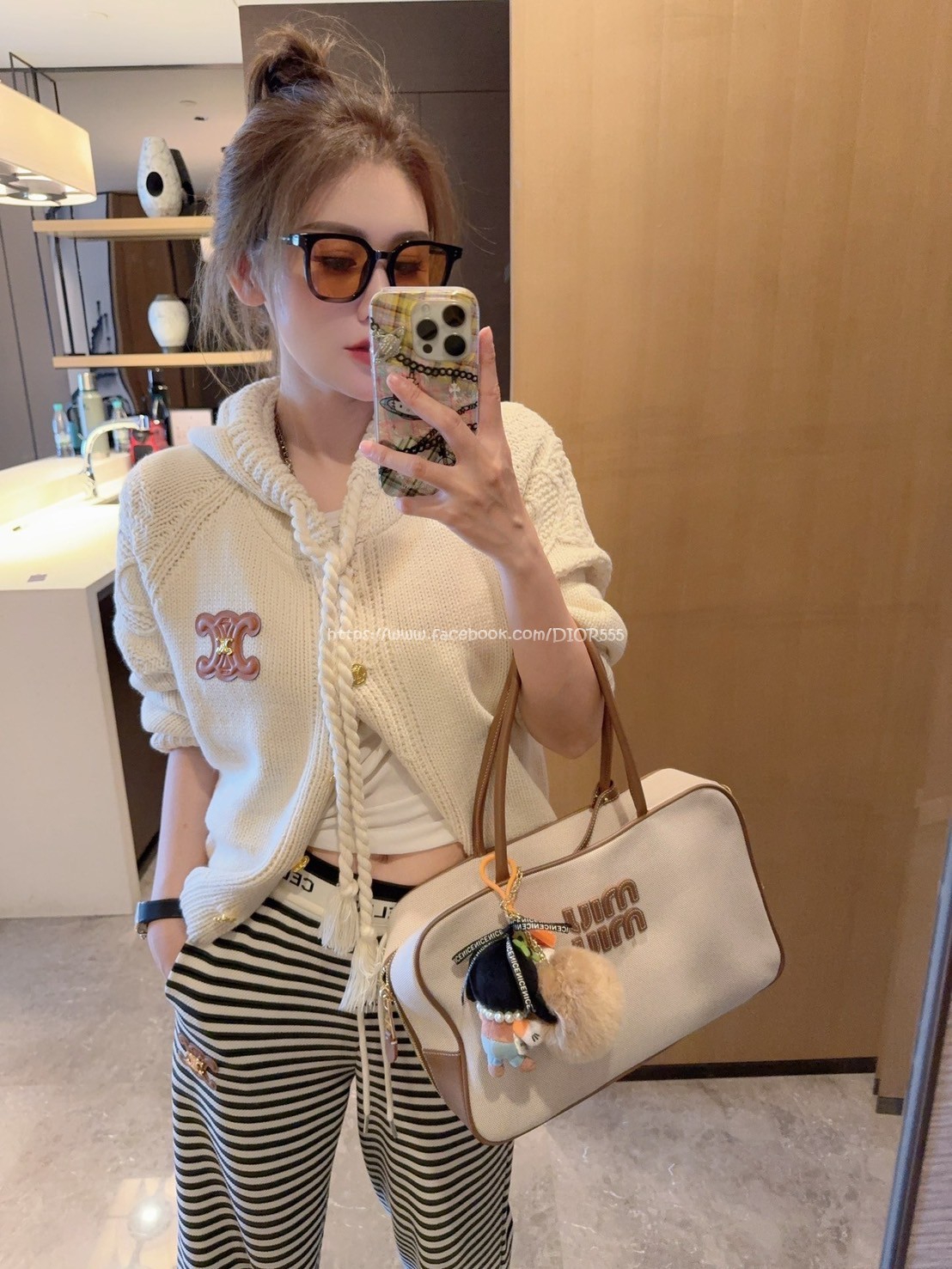 celine 金扣連帽針織外套 celine 金扣連帽針織外套