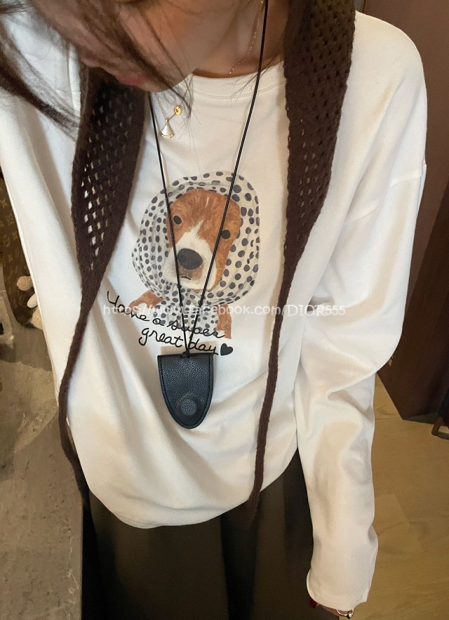 狗狗磨毛長袖T 狗狗磨毛長袖T