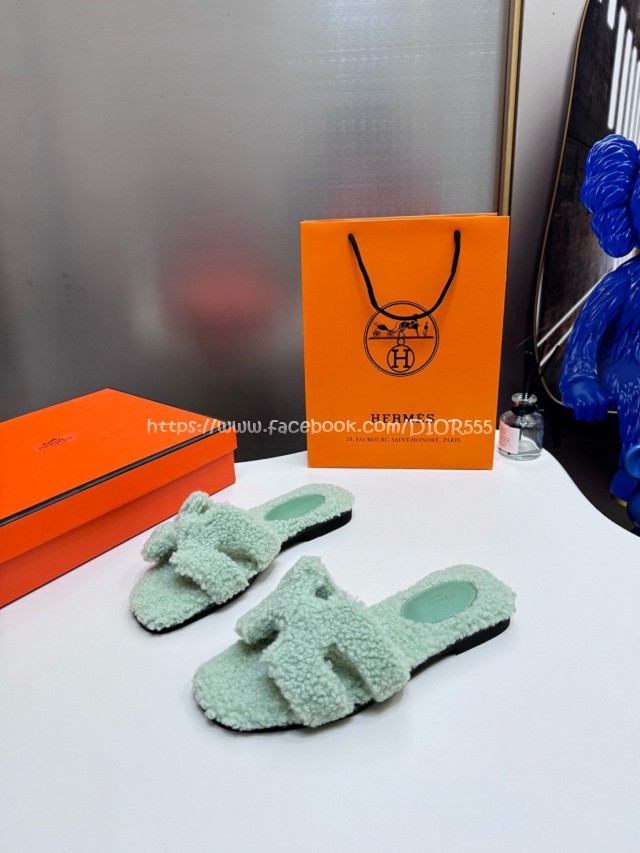 愛馬仕厚厚羊羔毛9