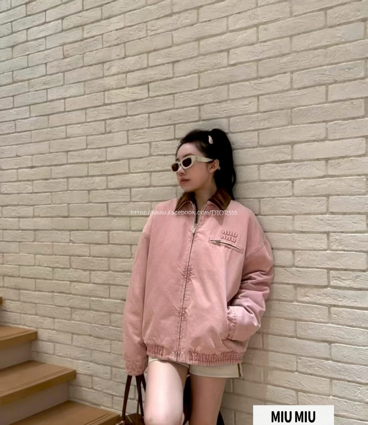 miu miu 粉色外套 miu miu 粉色外套