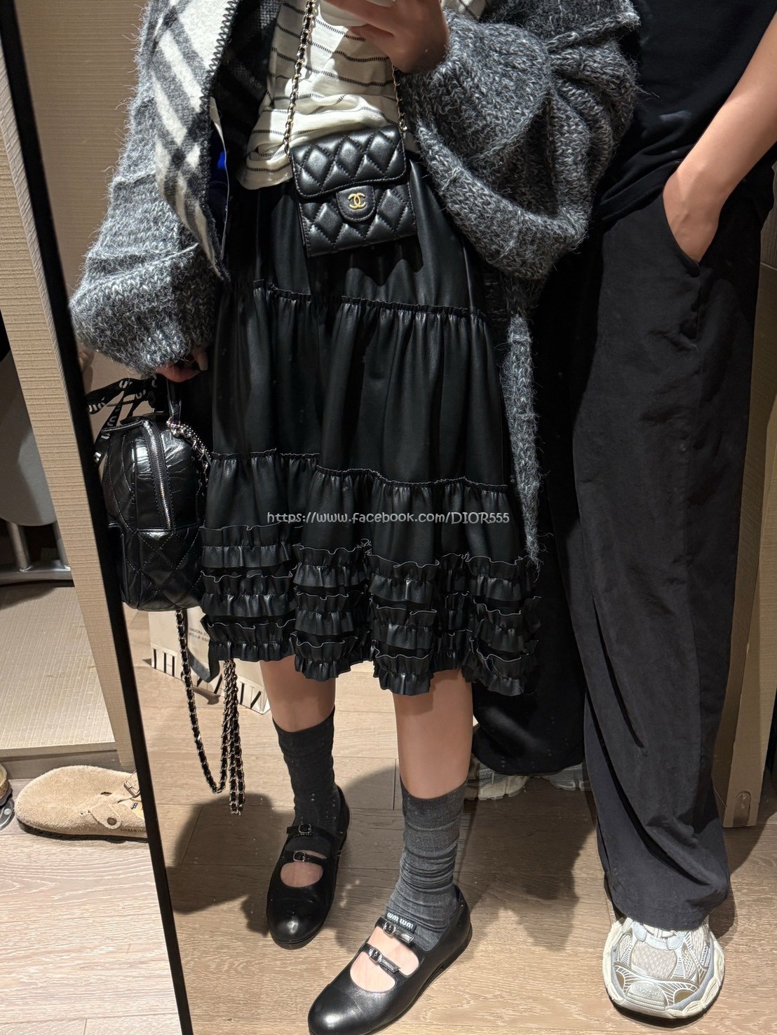 花邊皮裙 花邊皮裙