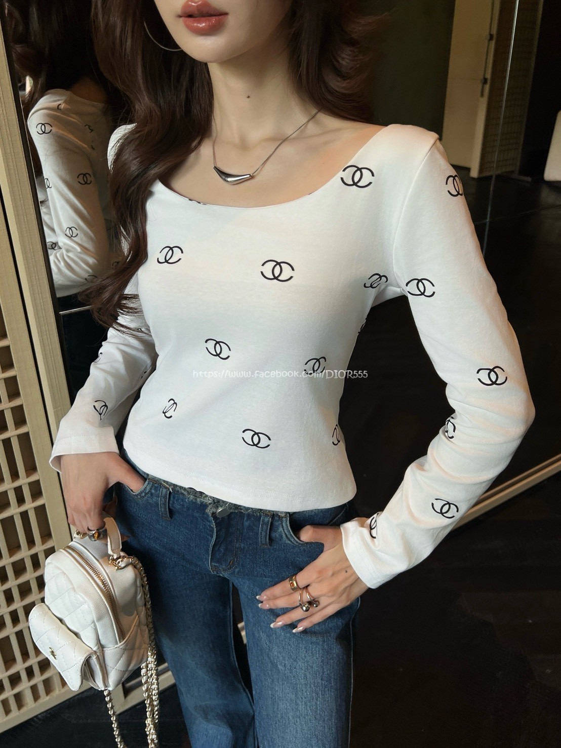 小香滿印上衣  小香滿印上衣