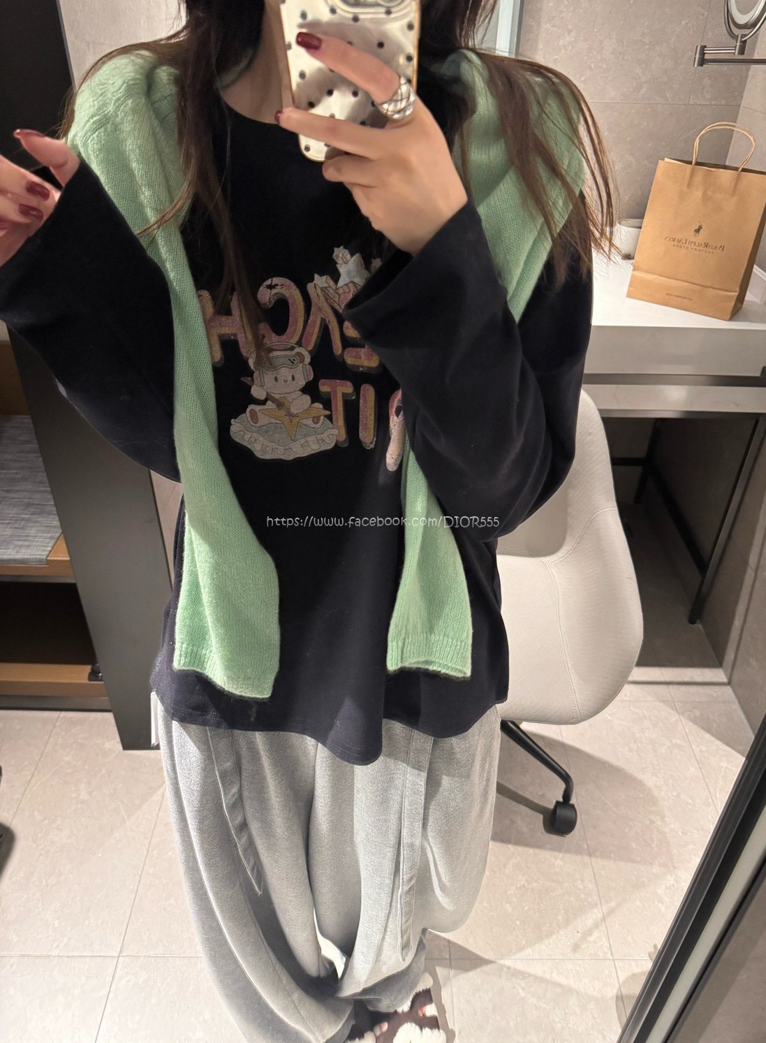 字母卡通長袖T 字母卡通長袖T