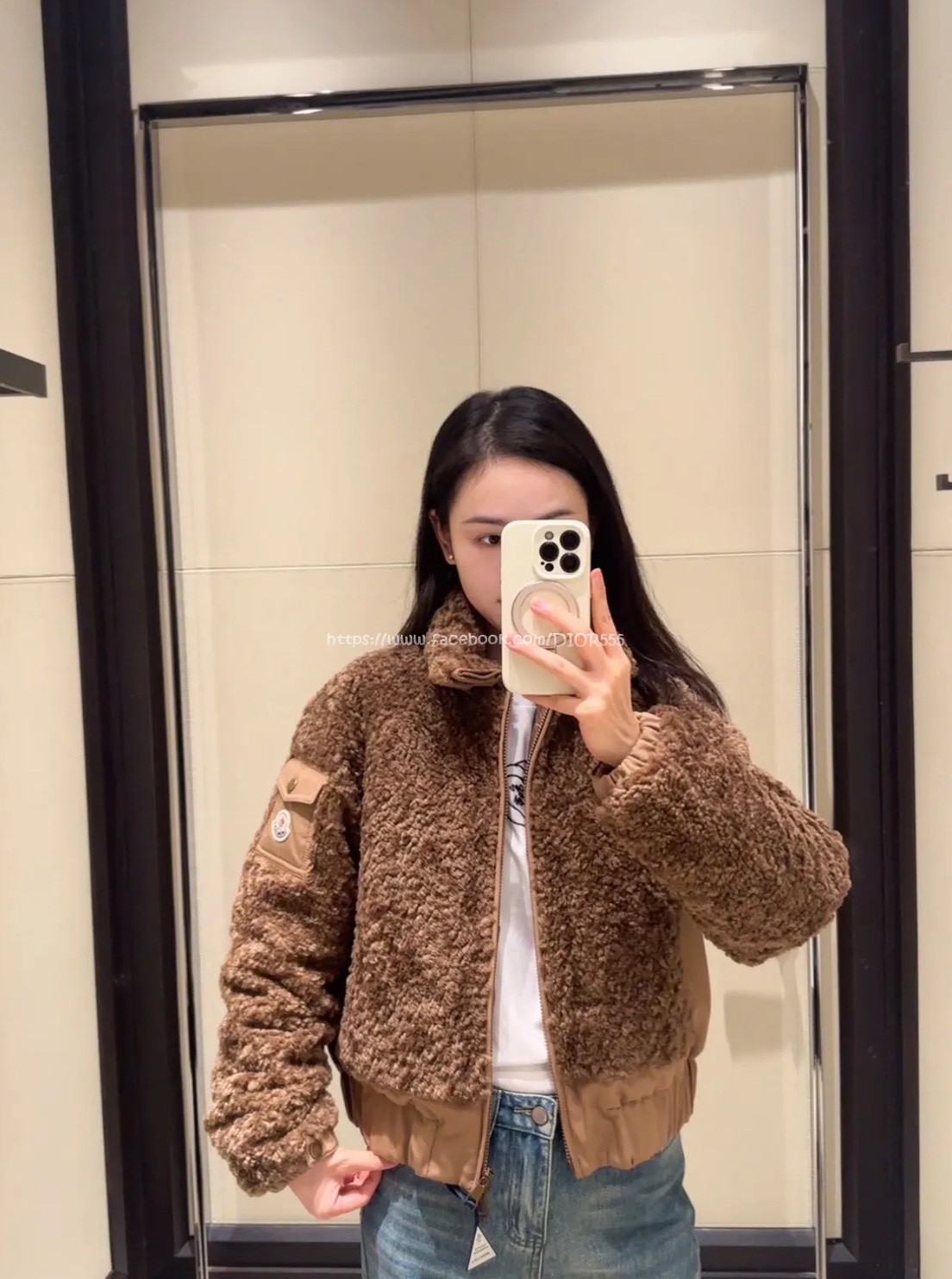 moncler 泰迪絨羽絨外套