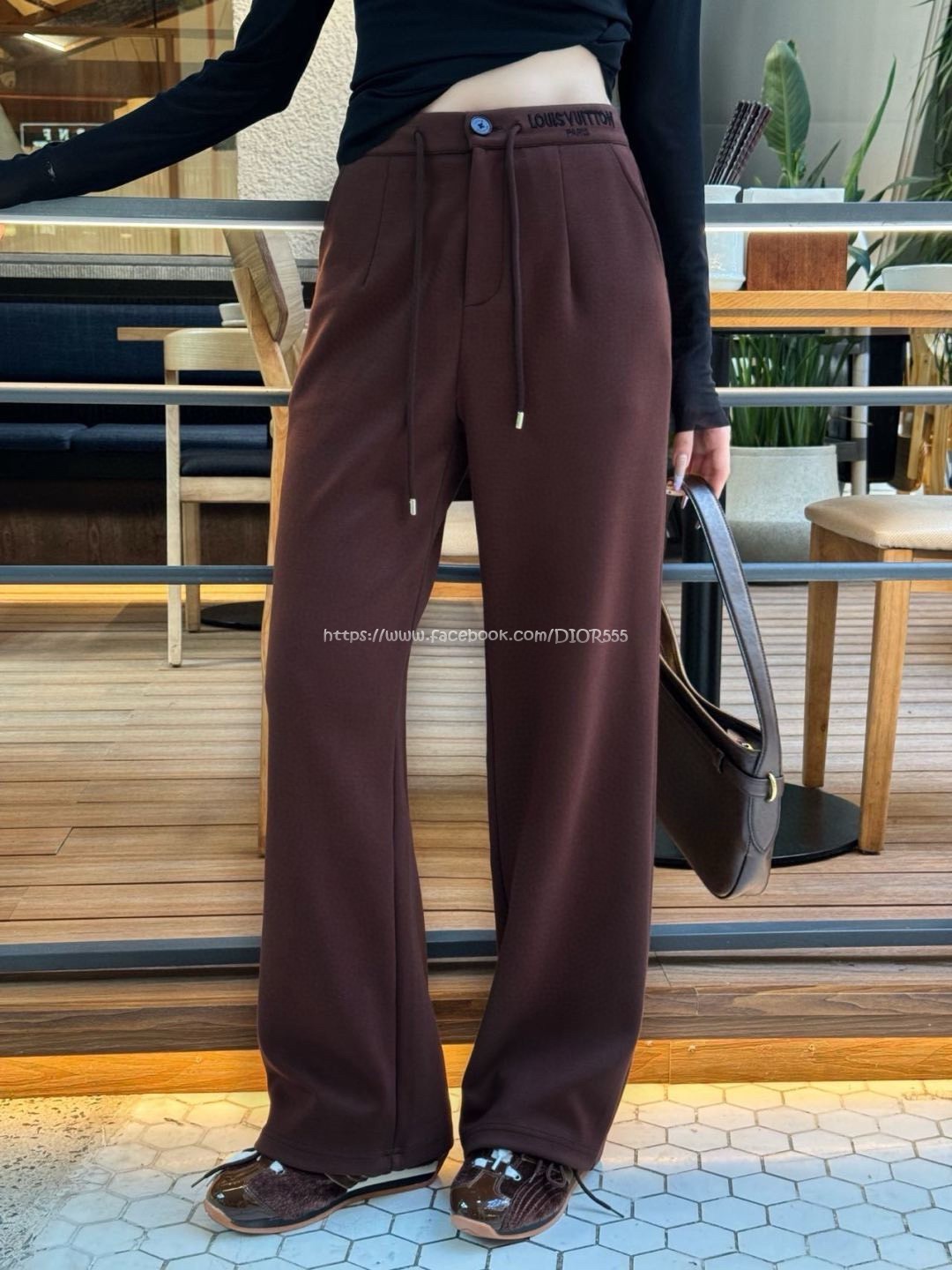 LV抽繩西裝直筒長褲 LV抽繩西裝直筒長褲