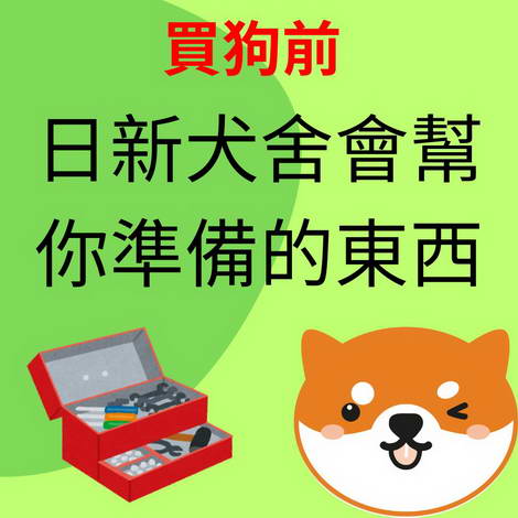 買狗前