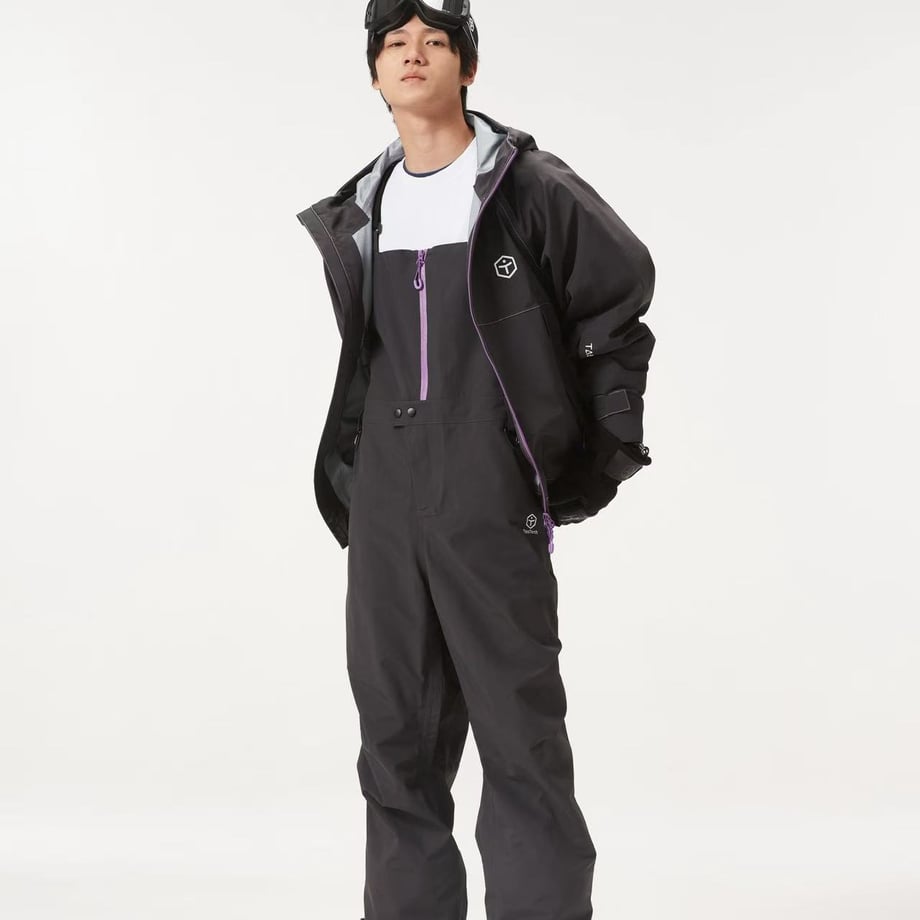 Taotech|3L 寬鬆硬殼背帶褲12