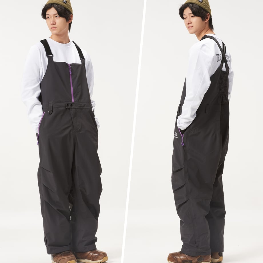 Taotech|3L 寬鬆硬殼背帶褲8