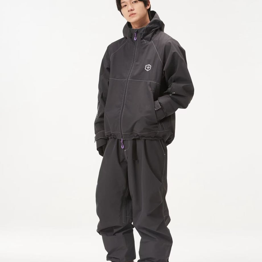 Taotech|3L 全拉鍊寬鬆硬殼雪服18