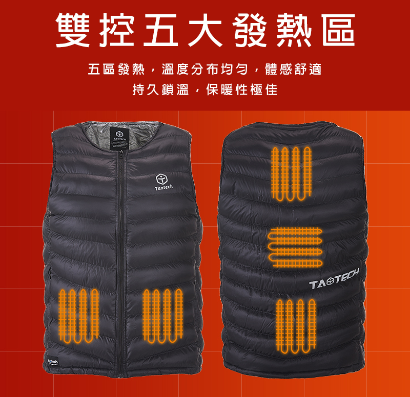 Taotech|貼身電加熱背心4