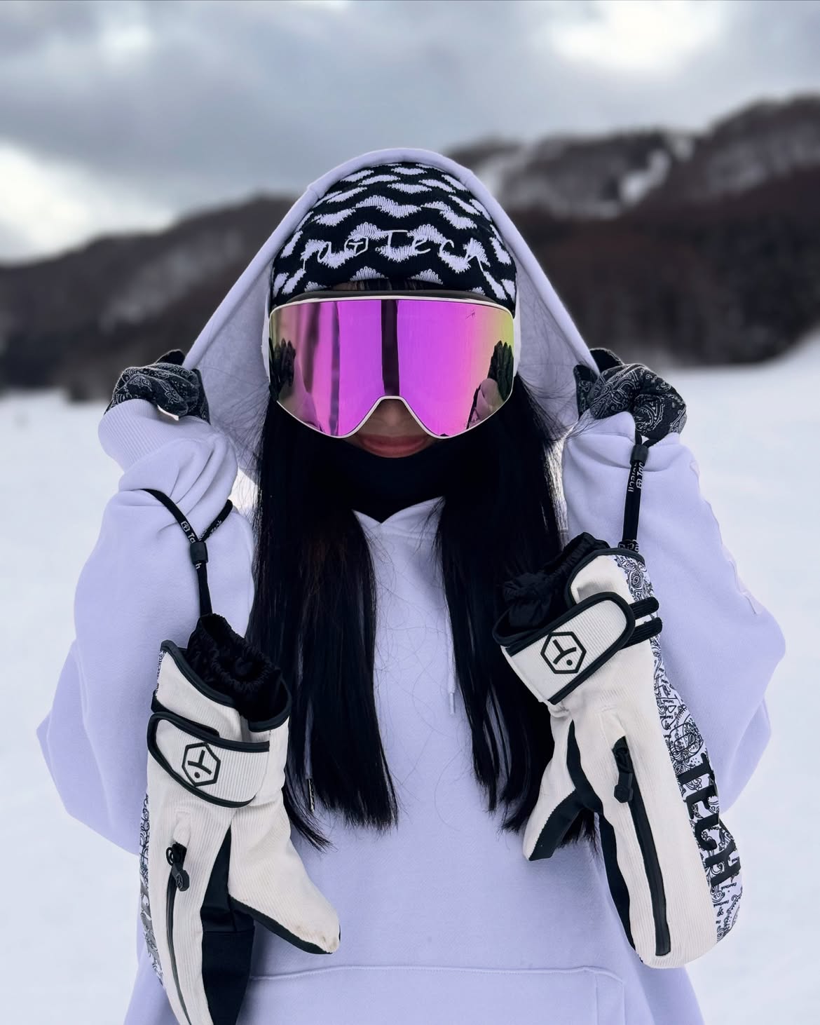 Taotech|豎拉鍊滑雪手套6