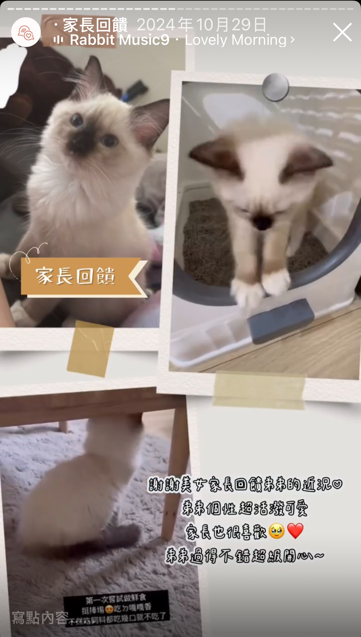 2024/10/29家長回饋