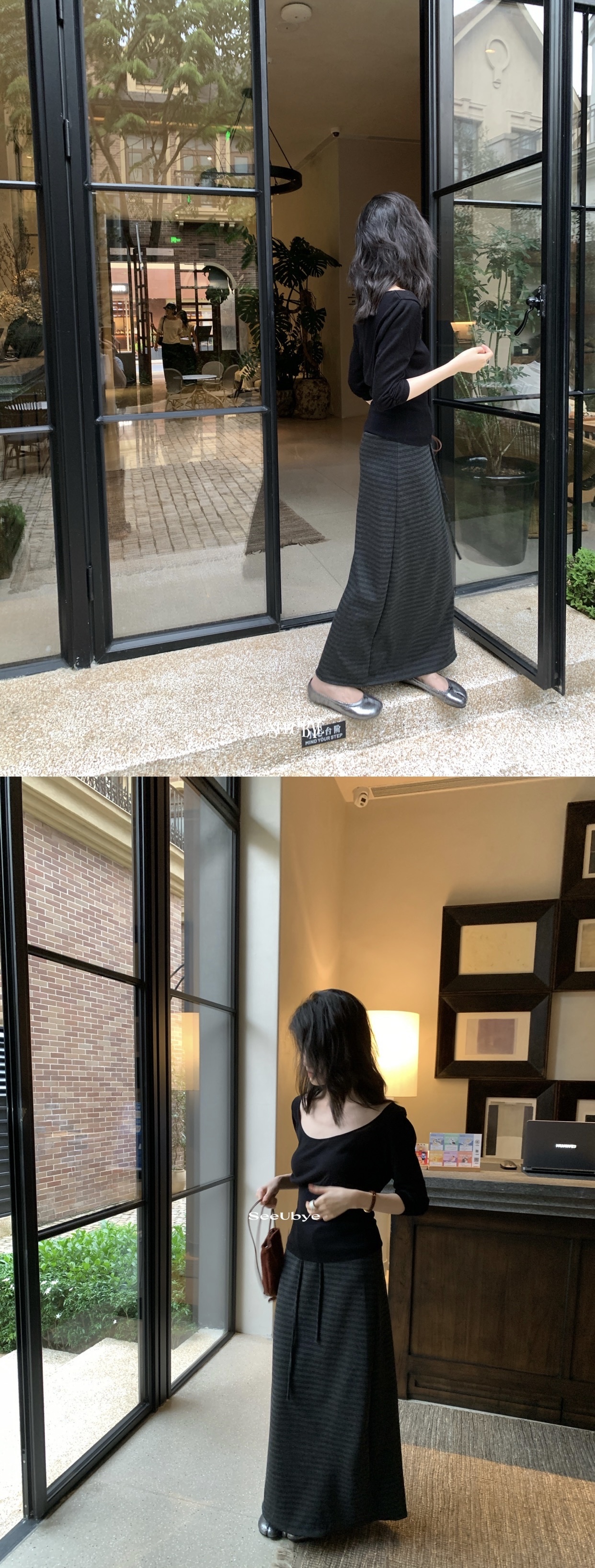 韓系直筒半裙5