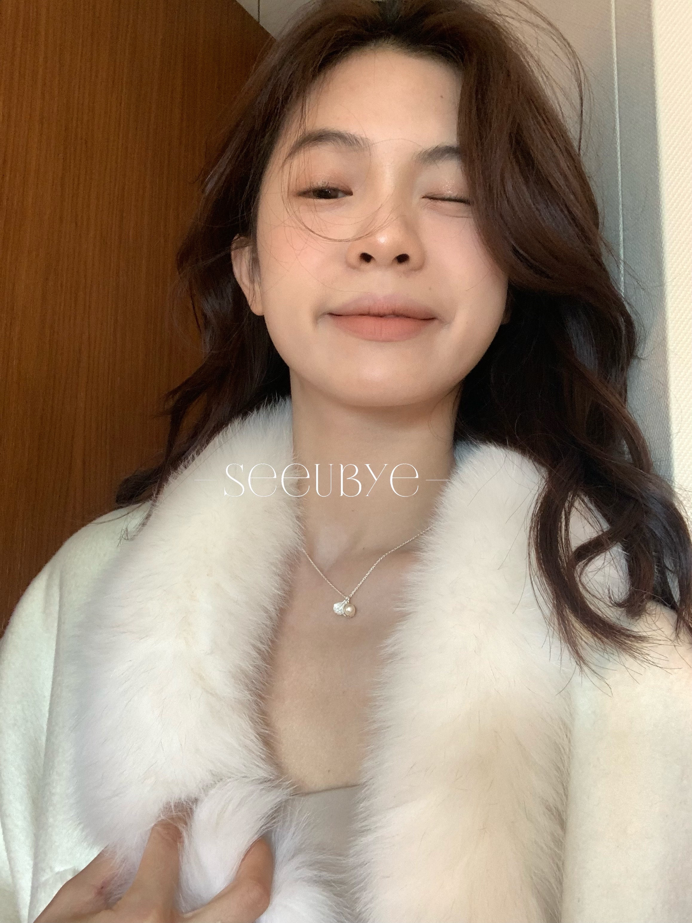 開口真貝珠項鍊｜925純銀超重工