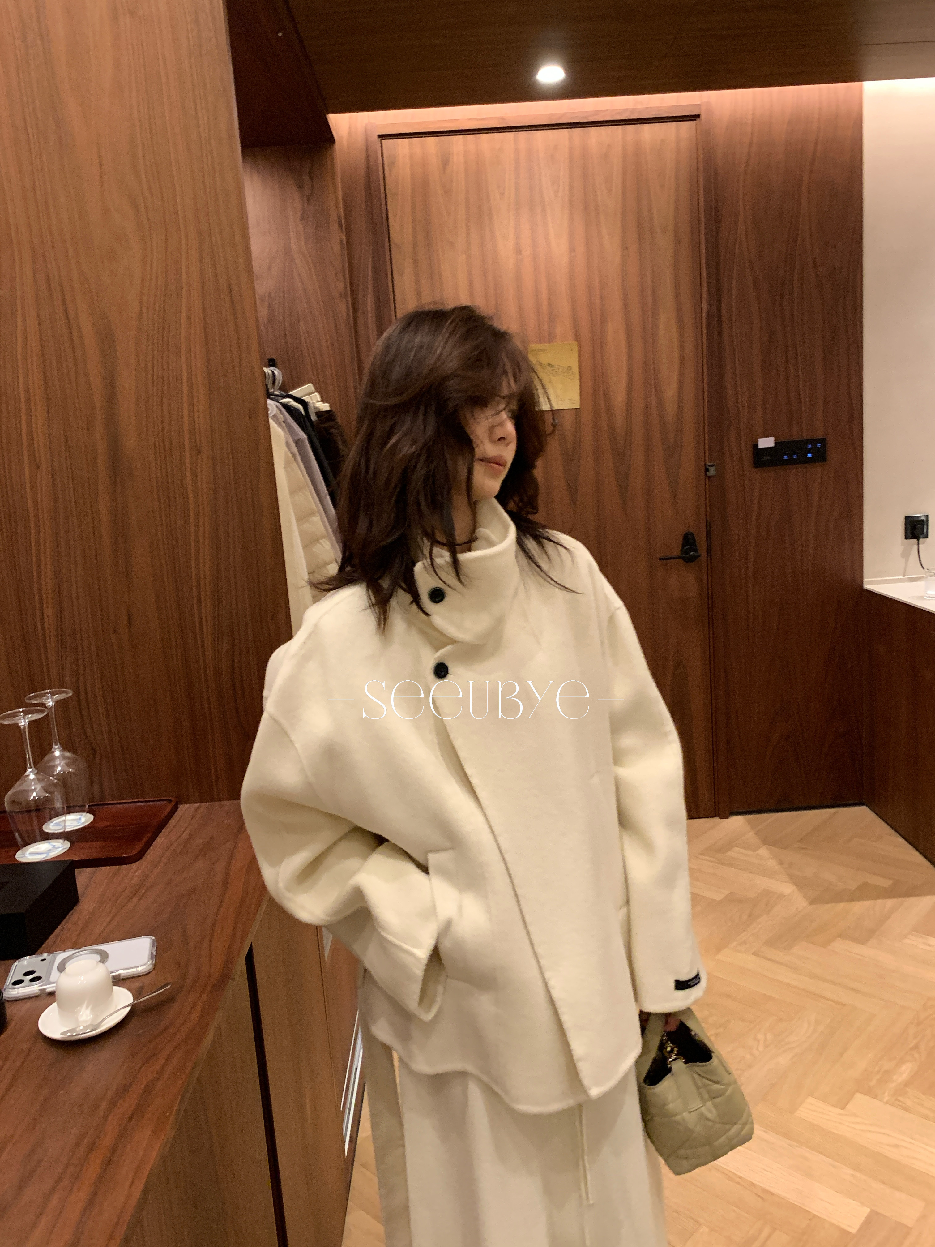 黑標線/我的人生雙面羊絨大衣