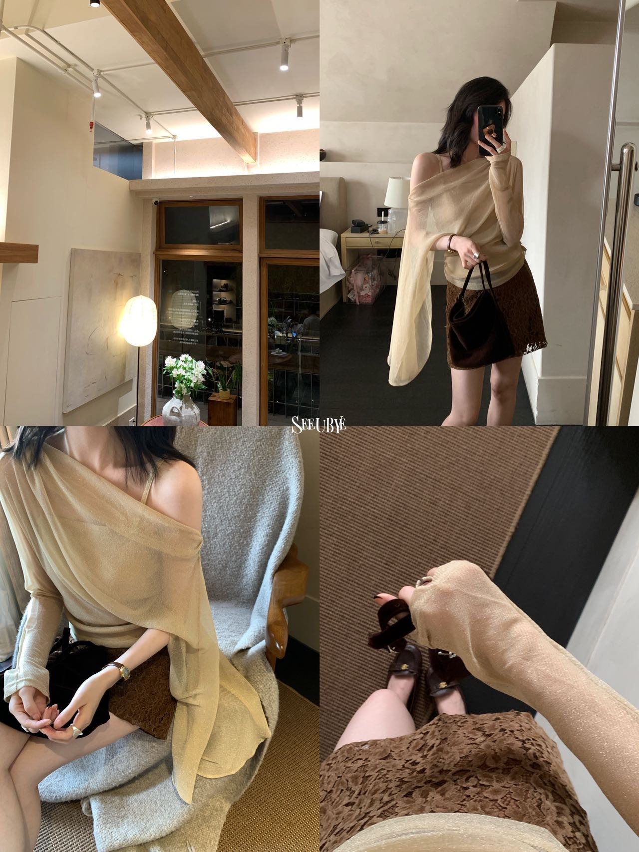 貴貨|高訂柔光紗披肩小衫2