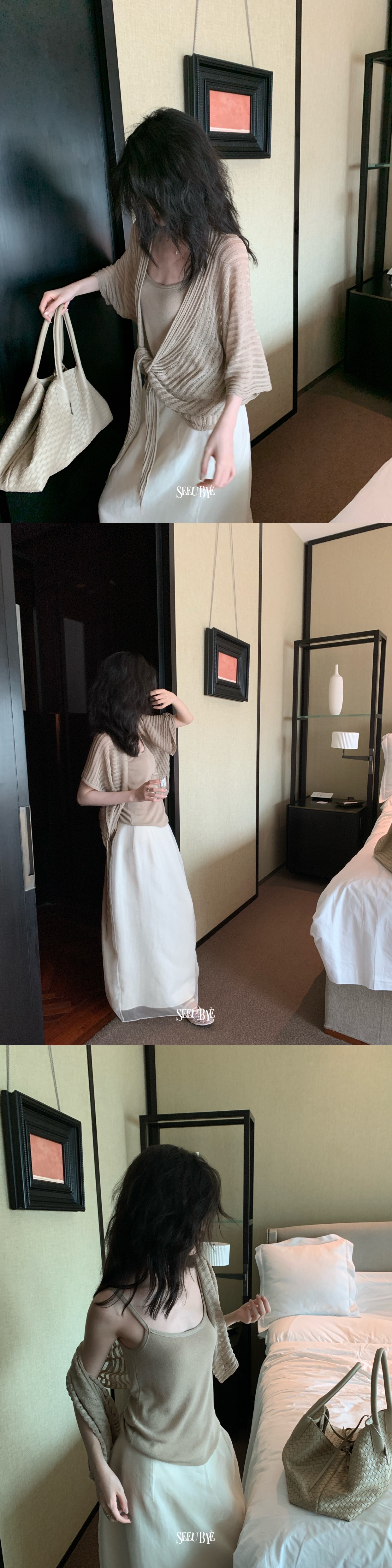清冷矜貴兩件套「披肩+細肩帶」8