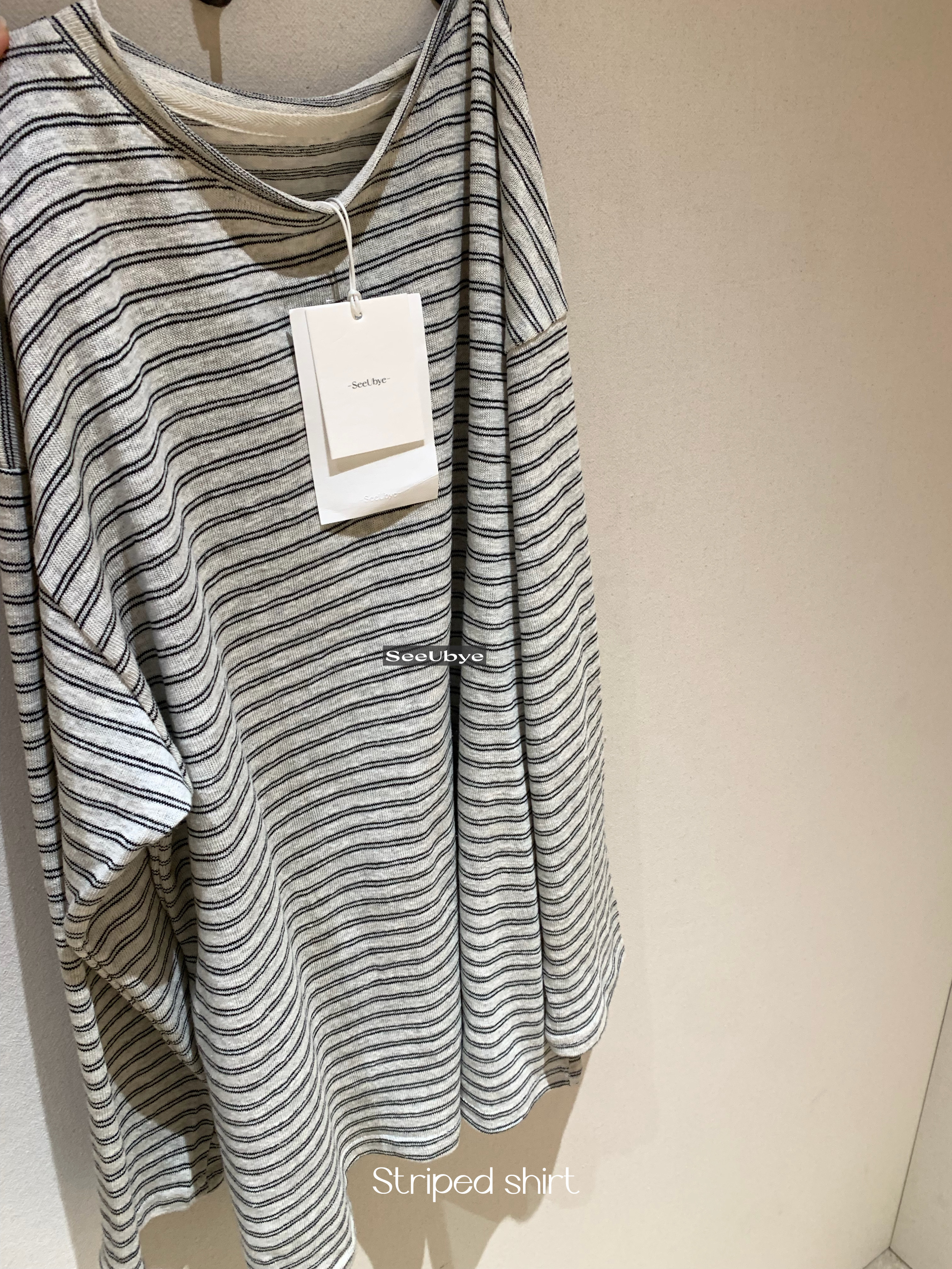 貴貴料子條紋長袖tee6