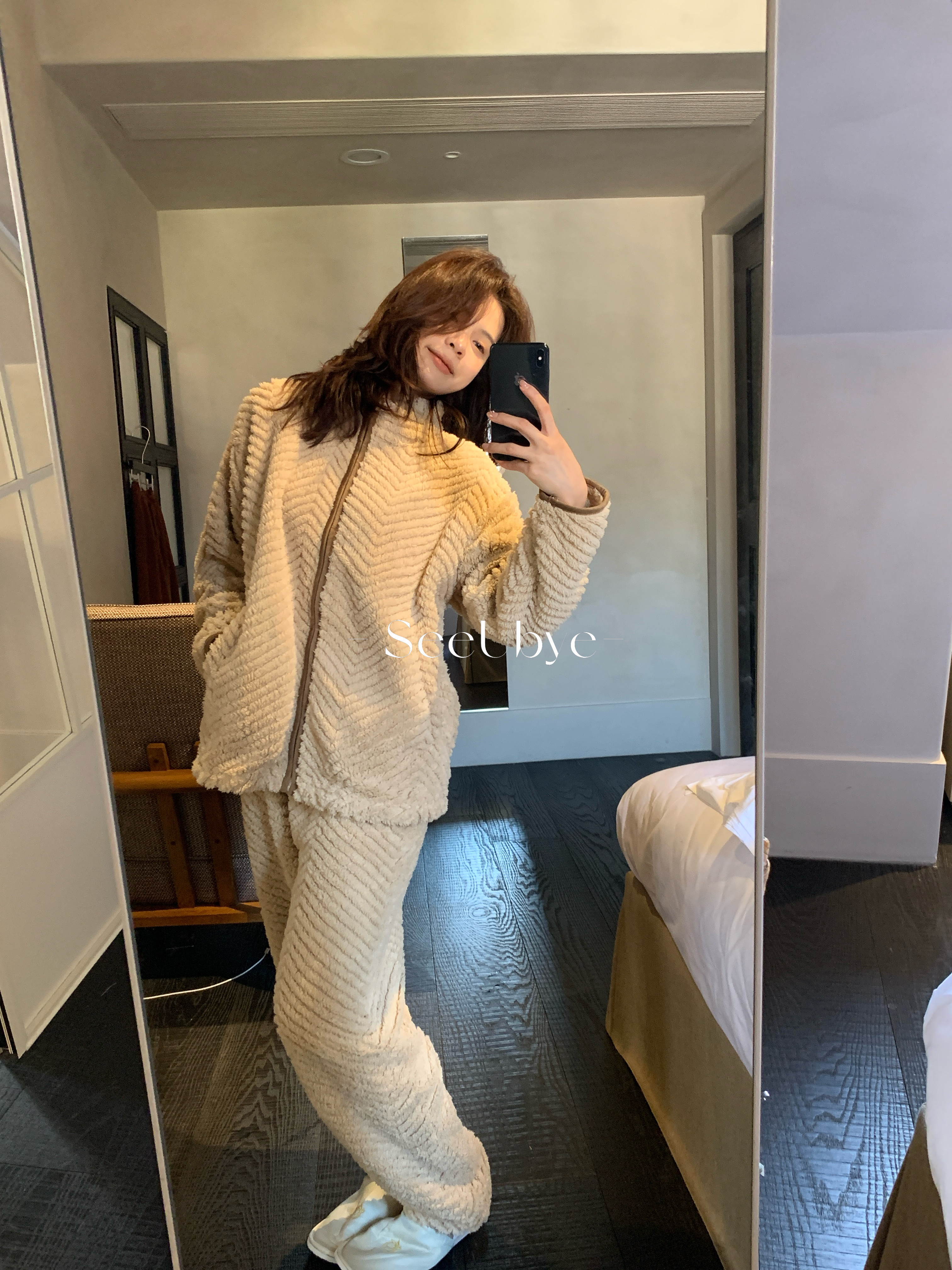 可以外穿｜毛絨絨家居服（蓄熱保暖）