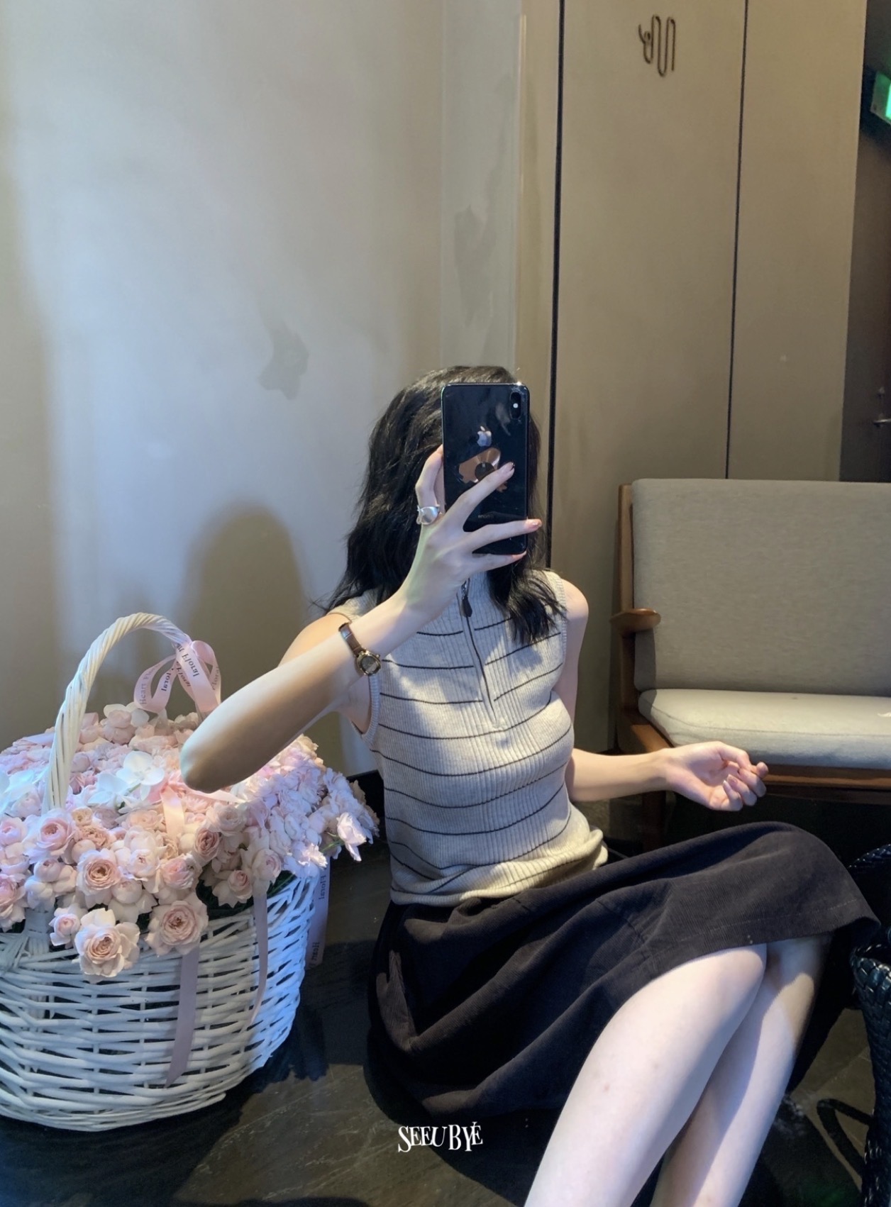 老錢風無袖拉鍊背心12