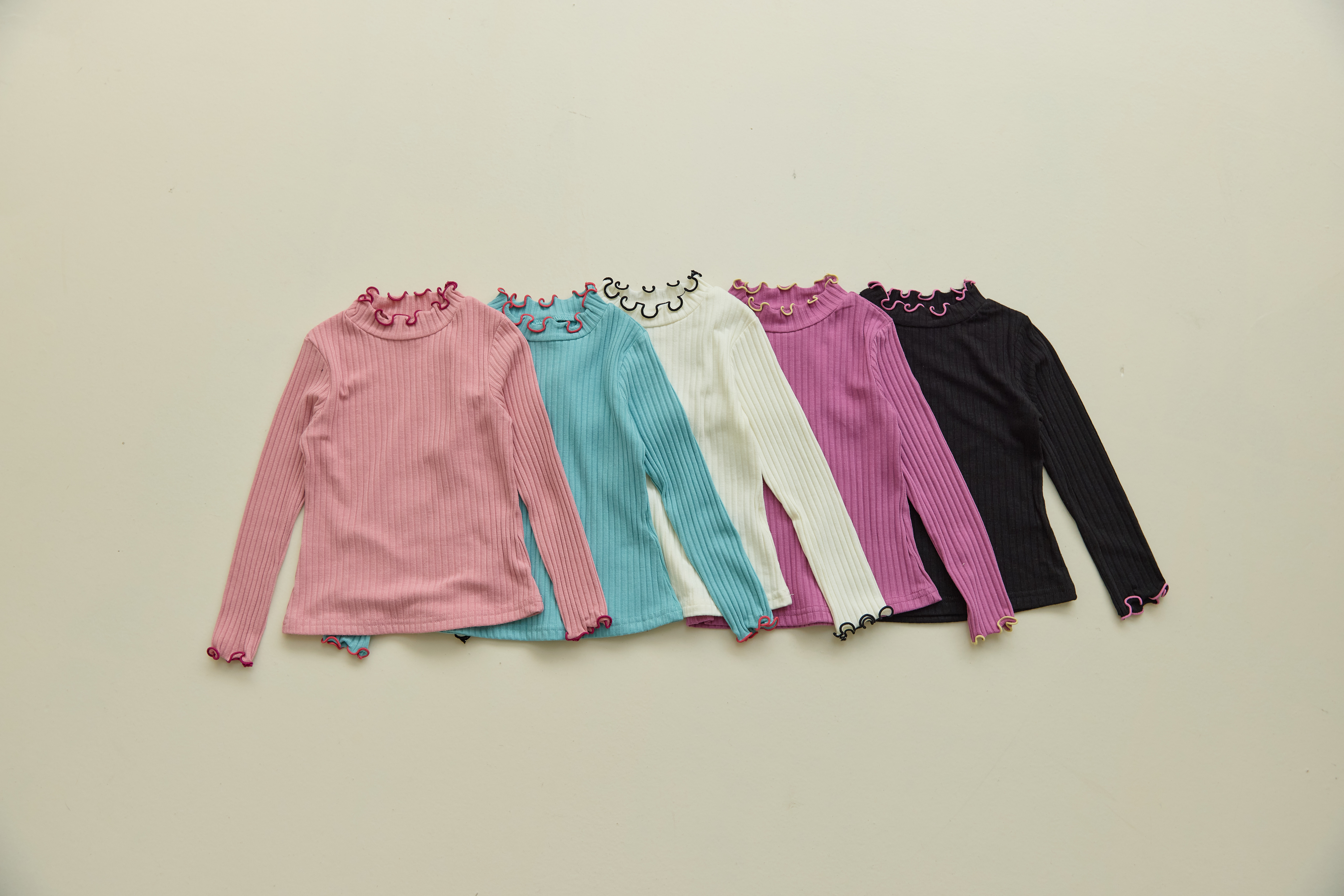 31602捲邊上衣(五色)