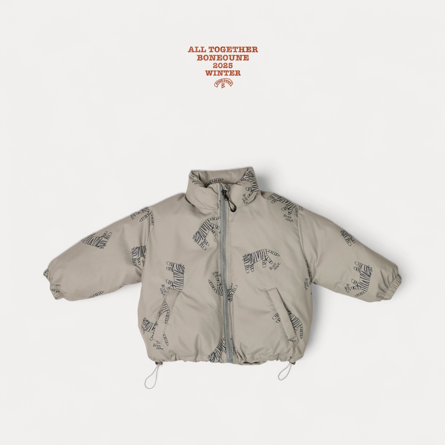 104712斑馬鴨絨外套