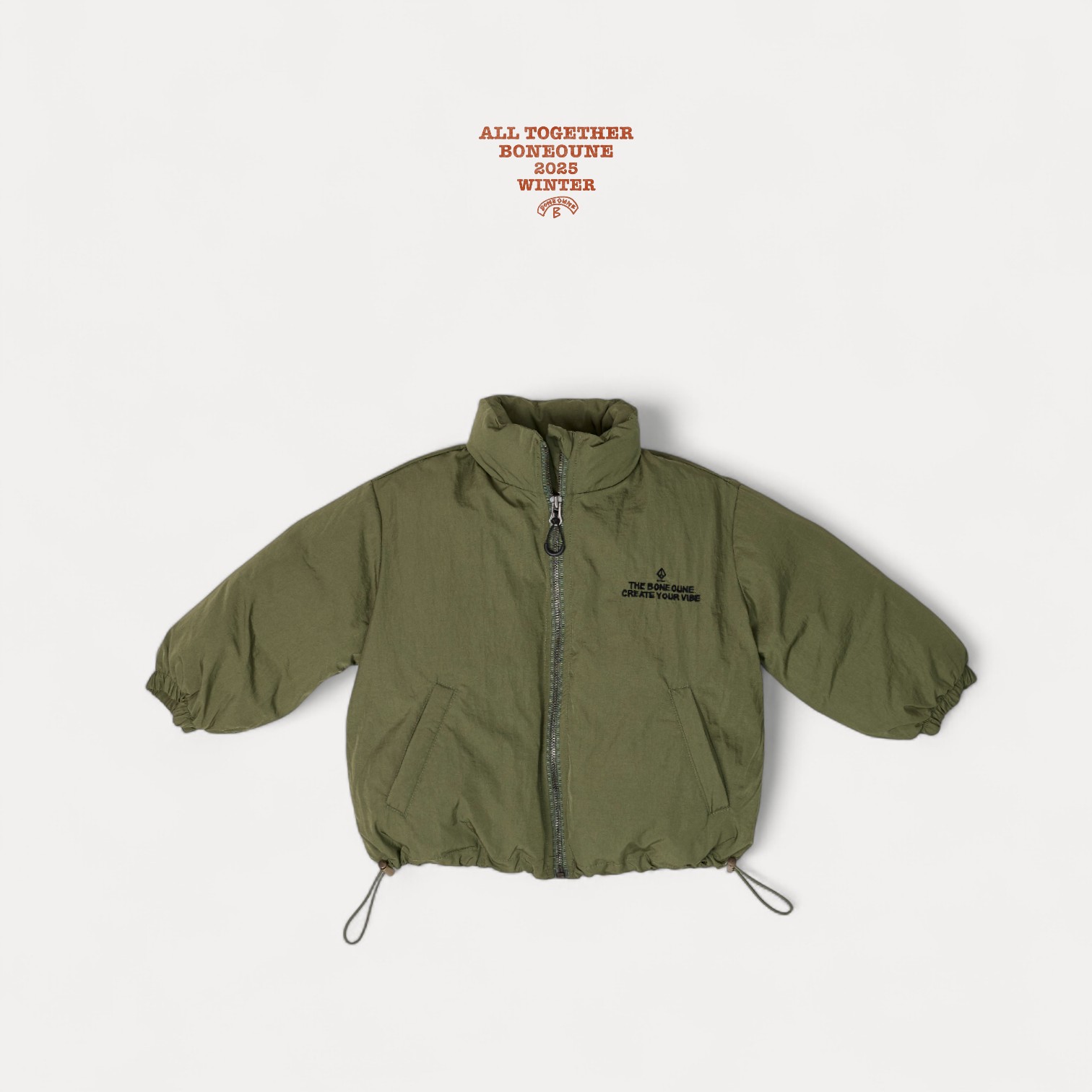 104736英文鴨絨外套(兩色)