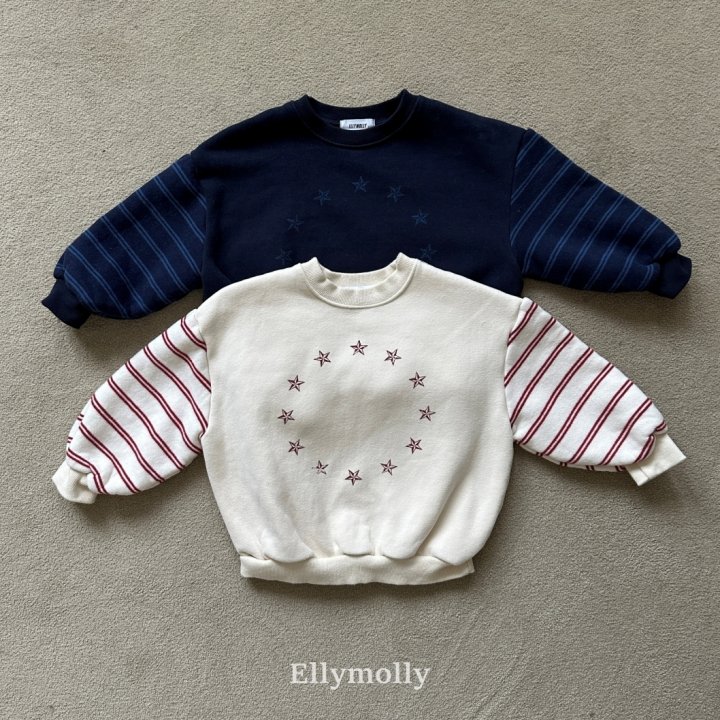 92533星星條紋袖上衣(兩色) 92533星星條紋袖上衣(兩色)