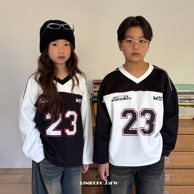 68928數字23上衣(兩色)