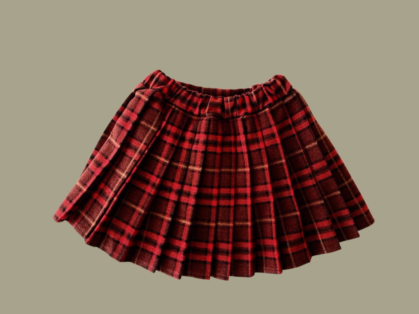 13432格紋褲裙(兩色)