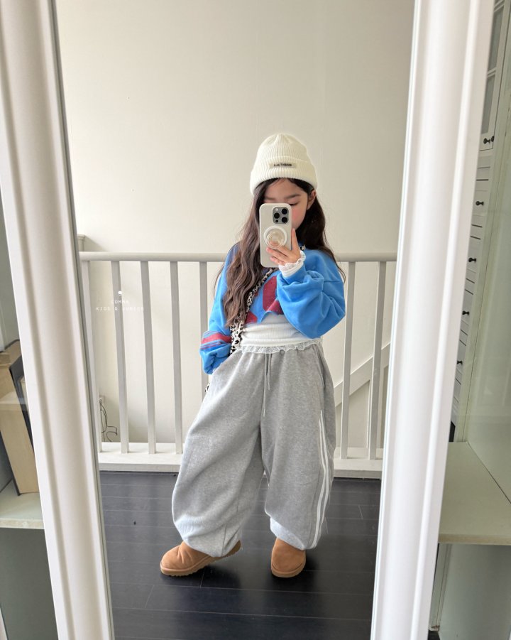 50640花邊袖上衣(兩色)