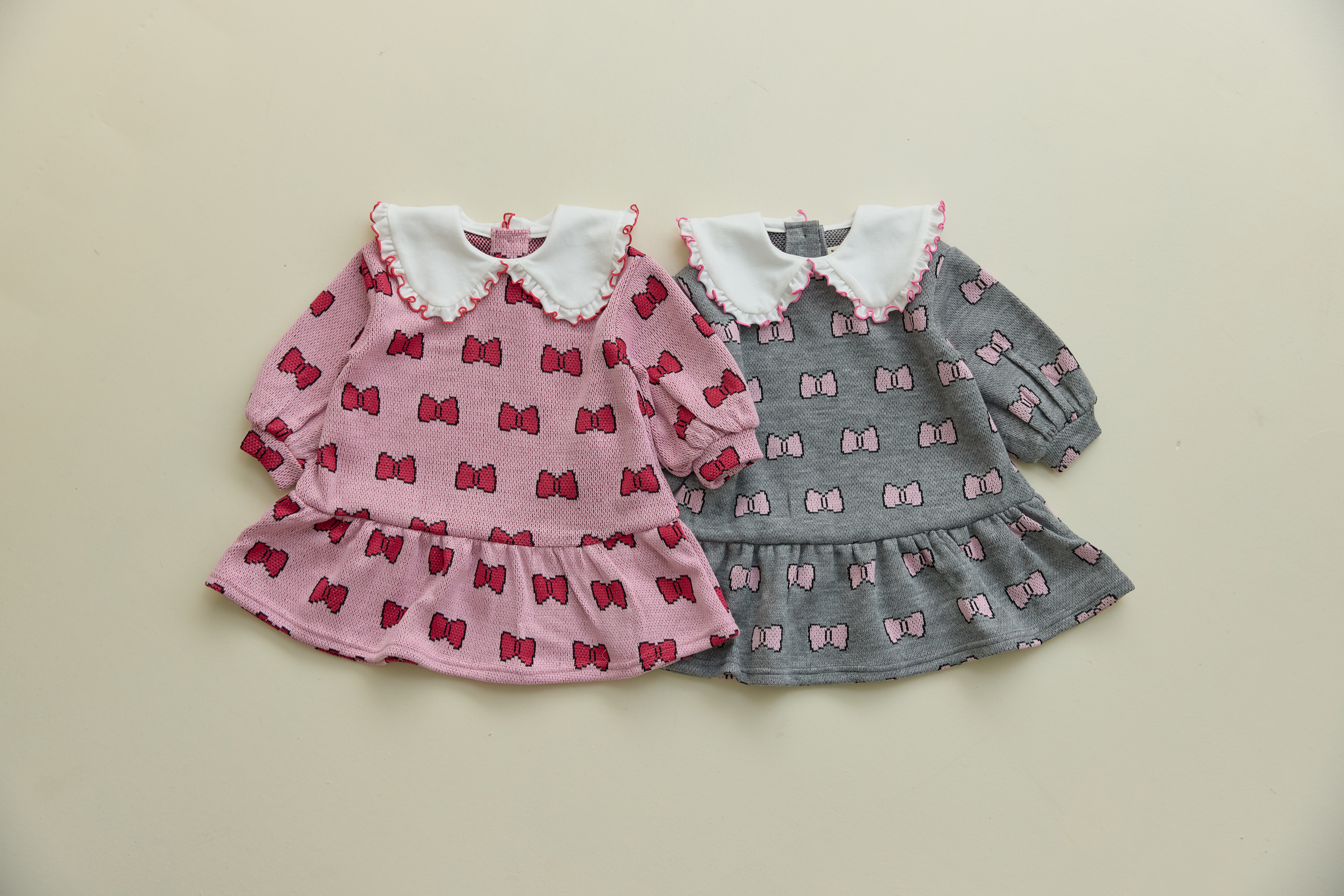 31615蝴蝶結連身裙(兩色)