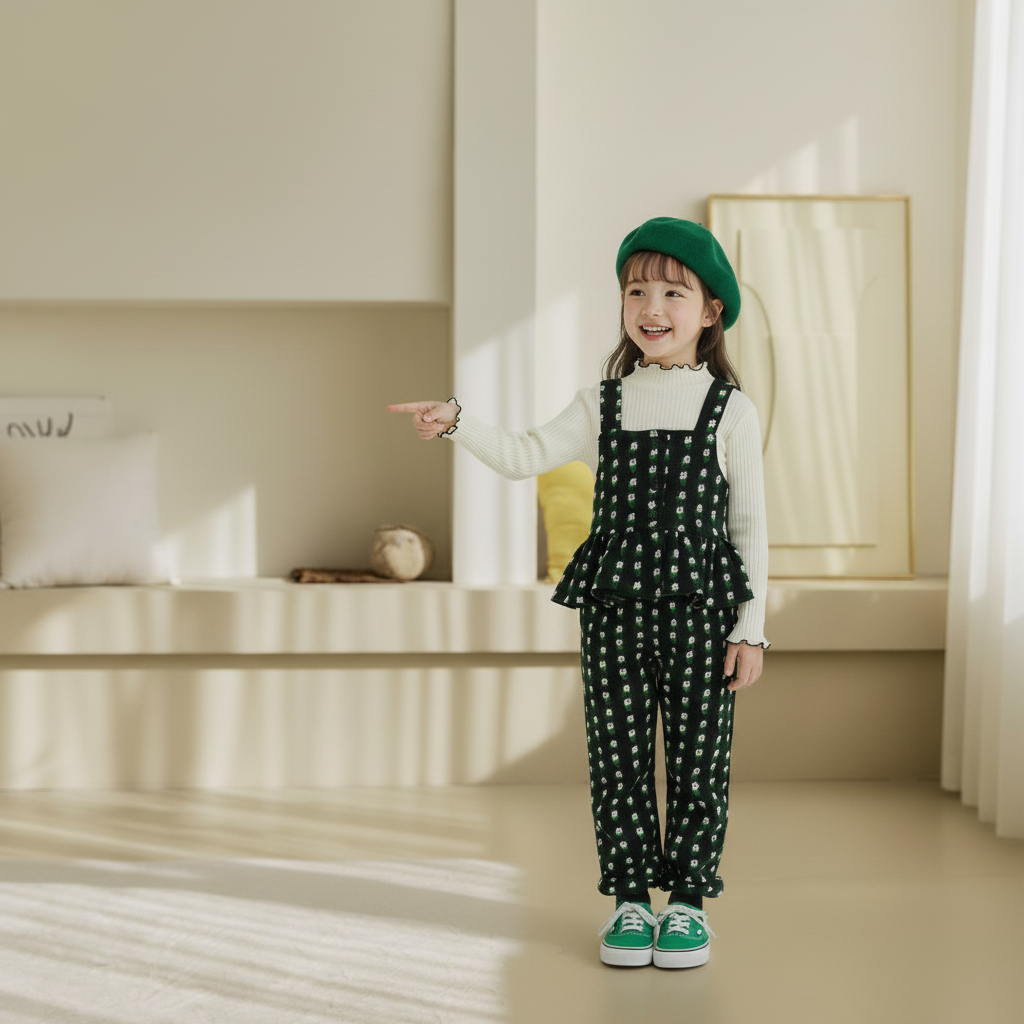 31620小花束口褲(三色)