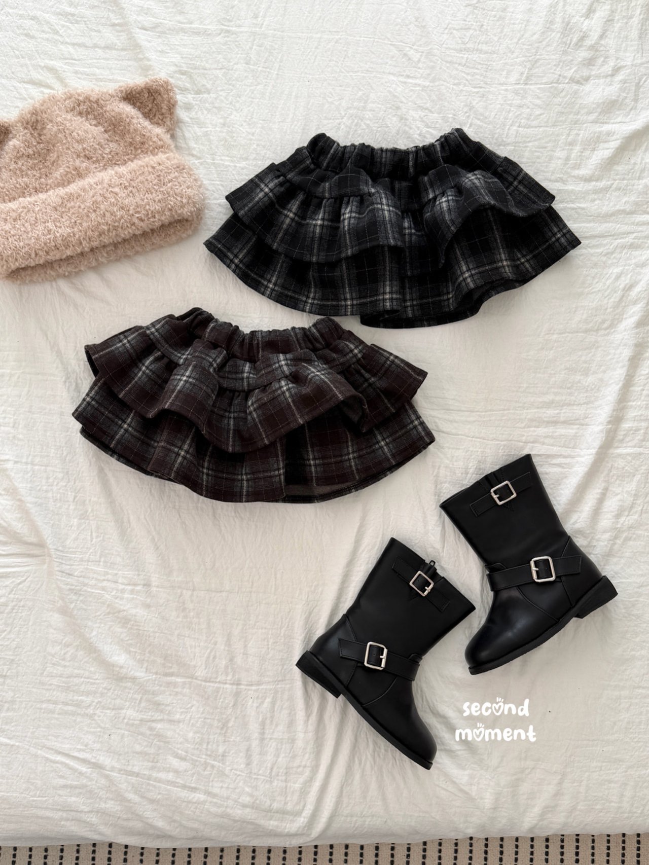 117712格子蛋糕裙(兩色)