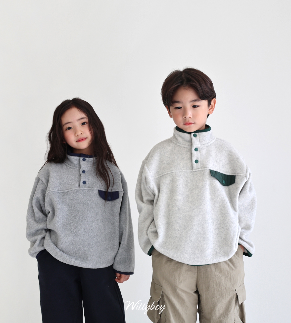 42831立領上衣(兩色)