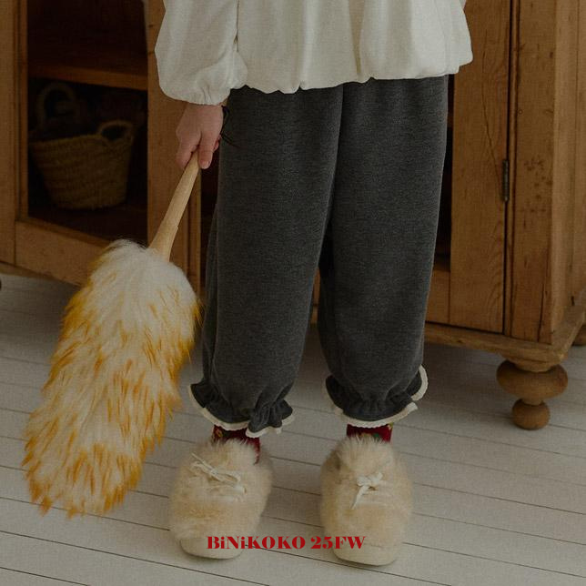 04029花邊束口褲(兩色)