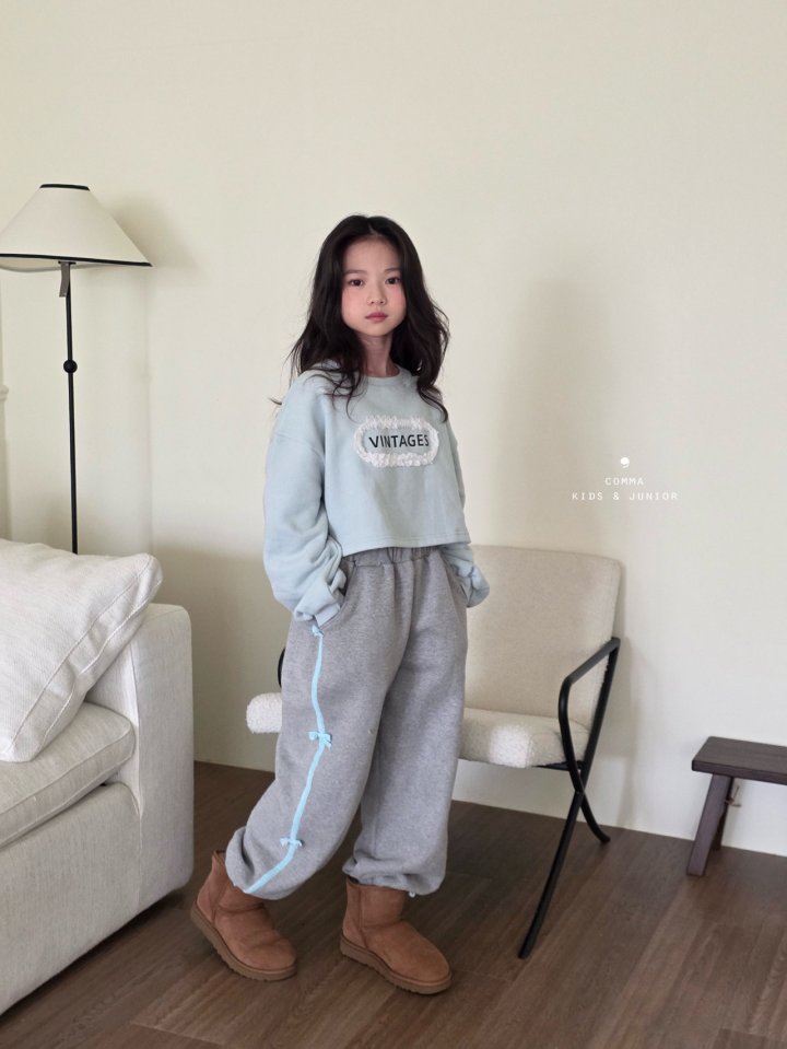 50644側邊蝴蝶結線條褲(兩色)