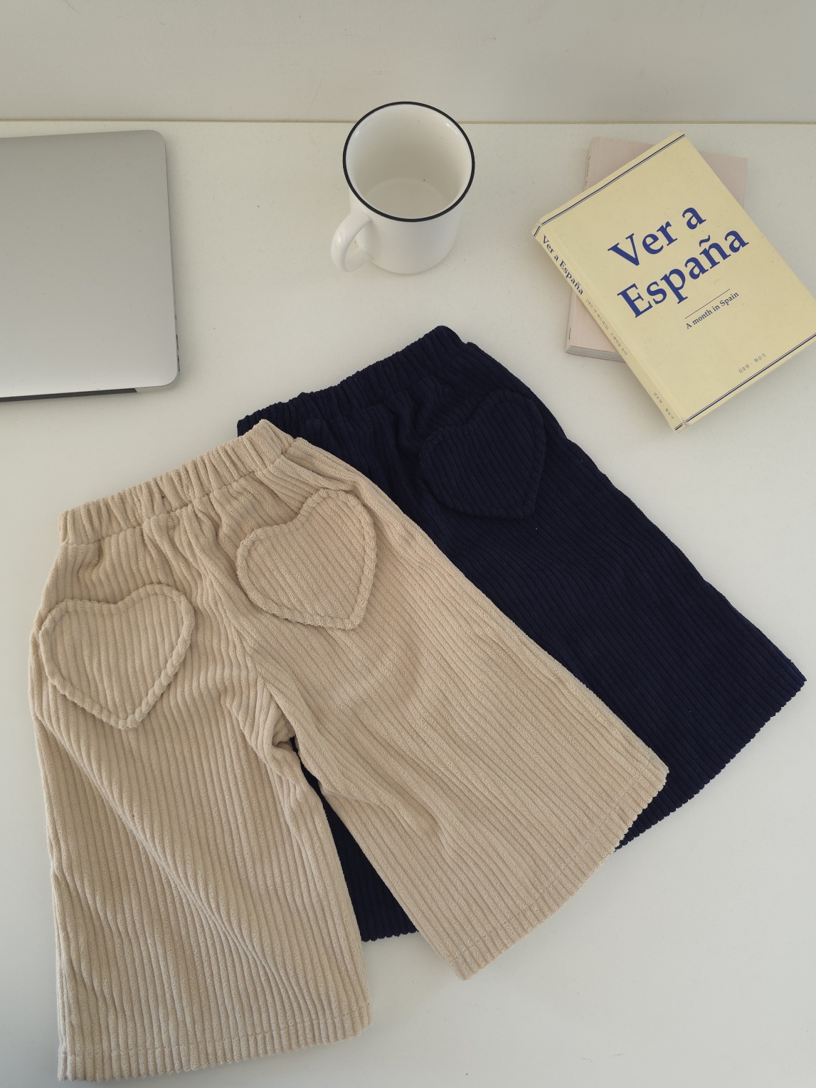 11204愛心口袋寬褲(兩色)